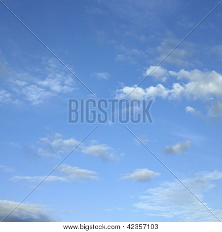 Blue Sky With Clouds