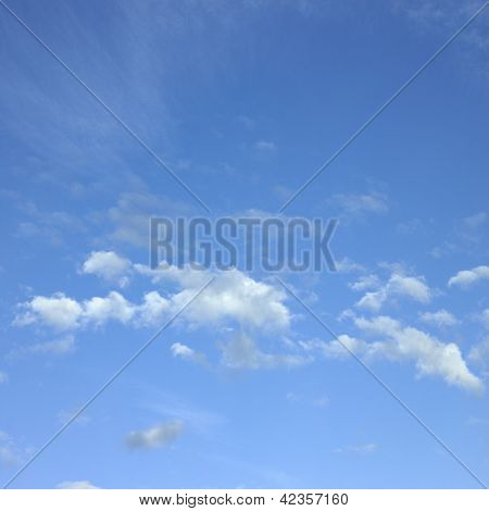 Blue Sky With Clouds