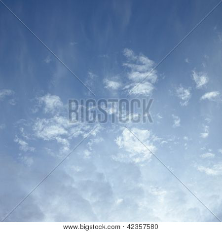 Blue Sky With Clouds