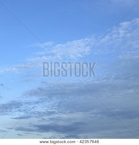 Blue Sky With Clouds