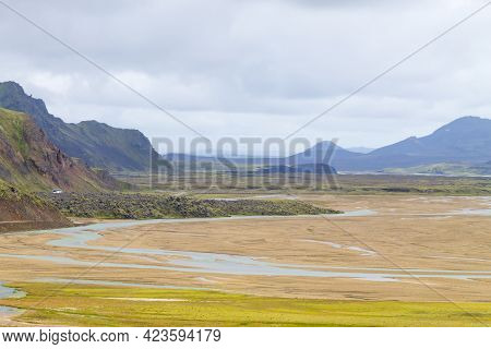Landmannalaugar Area Landscape, Fjallabak Nature Reserve, Iceland