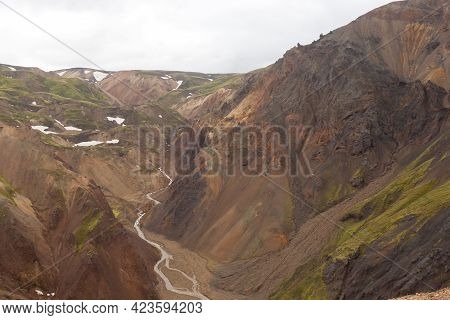 Landmannalaugar Area Landscape, Fjallabak Nature Reserve, Iceland