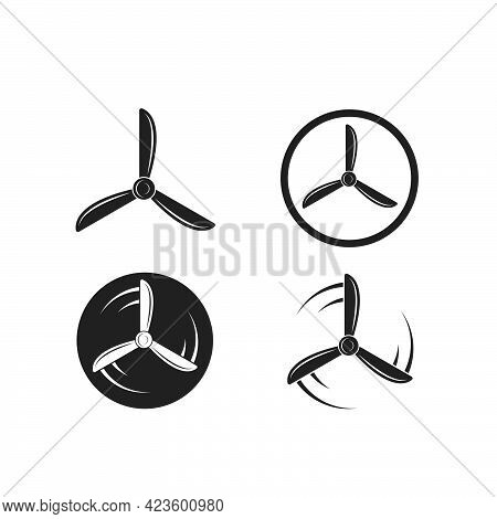 Airplane Propeller  Vector Illustration Design