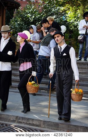 Tbilisi, Georgia - October 9: Participants Of Georgian Folk Autumn Festival - Tbilisoba, In Adjarian