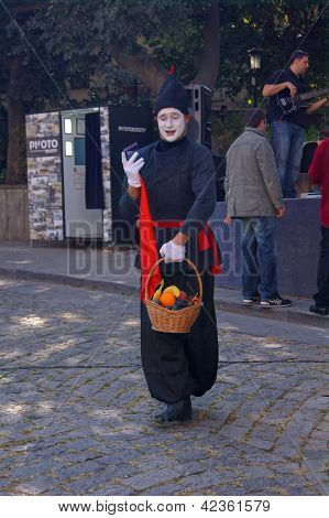 Tbilisi, Georgia - October 9: Participants Of Georgian Folk Autumn Festival - Tbilisoba, In Adjarian
