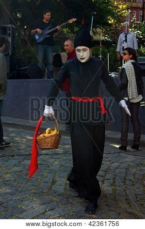 Tbilisi, Georgia - October 9: Participants Of Georgian Folk Autumn Festival - Tbilisoba, In Adjarian