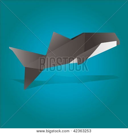 Origami Whale
