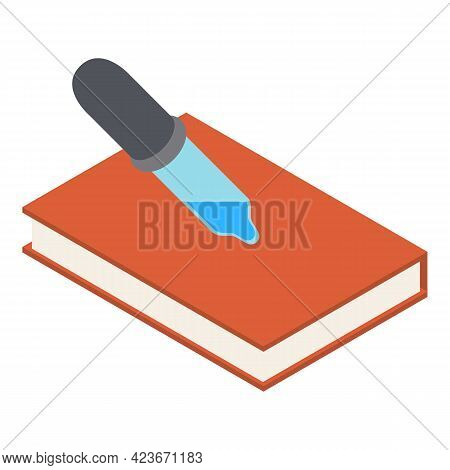 Eyedropper Icon. Isometric Illustration Of Eyedropper Vector Icon For Web