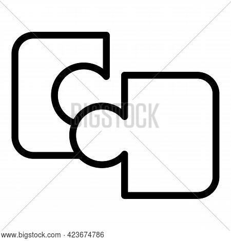 Perfectionism Puzzle Icon. Outline Perfectionism Puzzle Vector Icon For Web Design Isolated On White