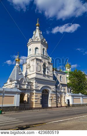 Korets Holy Trinity Stauropegial (patriarchal) Convent , Orthodox Church, Outside. Korets Town, Rivn