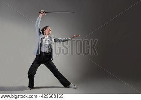 Fighting The Invisible Enemy In Work And Career, Concept. To Overcome Self-doubt,