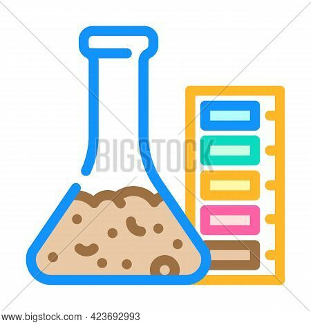 Acidity Of Peat Color Icon Vector. Acidity Of Peat Sign. Isolated Symbol Illustration