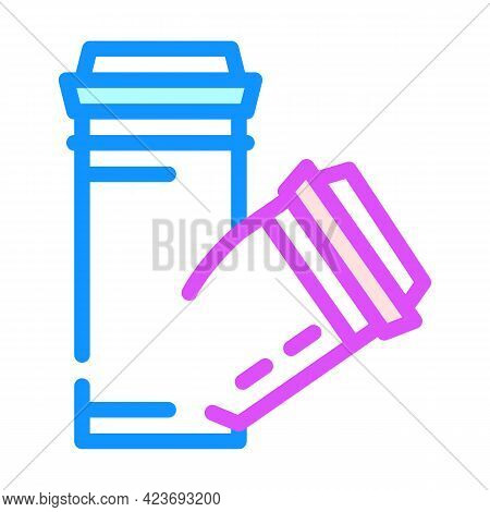 Polypropylene Plastic Pipes Color Icon Vector. Polypropylene Plastic Pipes Sign. Isolated Symbol Ill