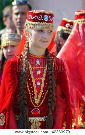 Tbilisi, Georgia - October 9: Participants Of Georgian Folk Autumn Festival - Tbilisoba, In Adjarian