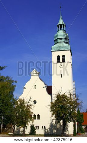 tårn af lille kirke, Polen