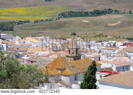 Medina Sidonia, In The Province Of Cadiz With The Victory Church. Andalusia. Spain. Europe.