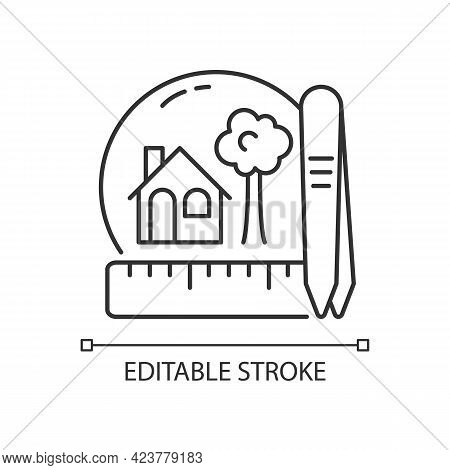 Creating Miniatures Linear Icon. Building Dolls House. Miniature Model Making. Handmade Furniture. T
