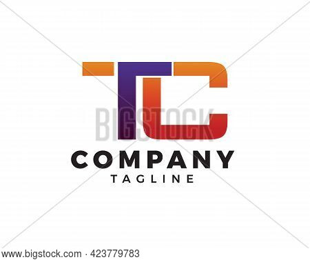Tc Letter Initial Logo Design Vector Template