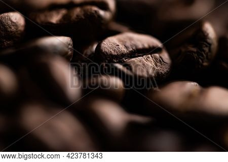 Coffee Beans Background, Roasted Signature Bean With Rich Flavour, Best Morning Drink And Luxury Ble