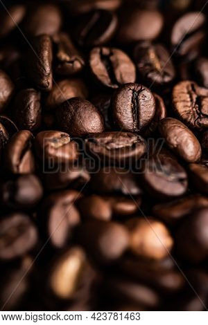 Coffee Beans Background, Roasted Signature Bean With Rich Flavour, Best Morning Drink And Luxury Ble