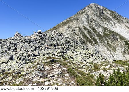 Amazing Landscape Of Polezhan Peak At Pirin Mountain, Bulgaria