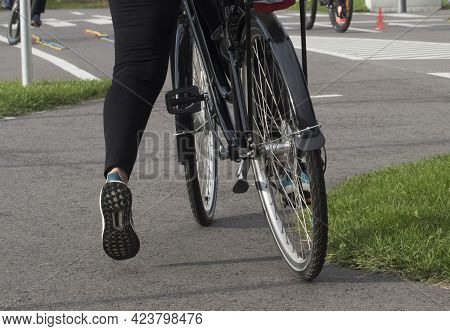 Bicycle Cycling In Old Age
