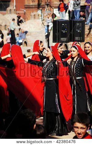 Tbilisi, Georgia - October 9: Participants Of Georgian Folk Autumn Festival - Tbilisoba, In Adjarian