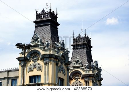 Edifici De La Duana In The Port Of Barcelona, Spain