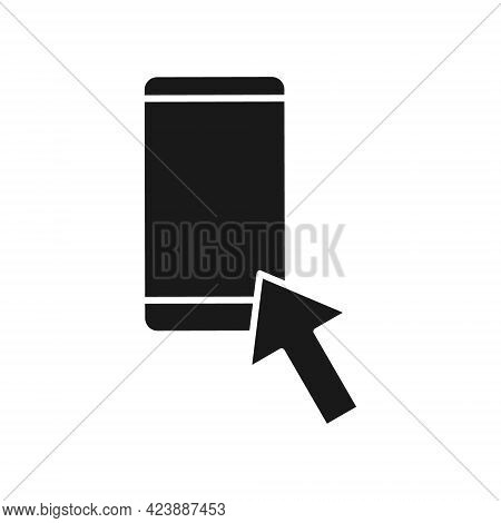 Mobile Phone with Arrow icon. Mobile Phone icon. Phone icon. Mobile Phone vector. Mobile icon. Phone vector. Mobile Phone icon vector. Mobile Phone icon logo. Phone symbol. Mobile Phone icon vector design for web icon, logo, sign, symbol, app