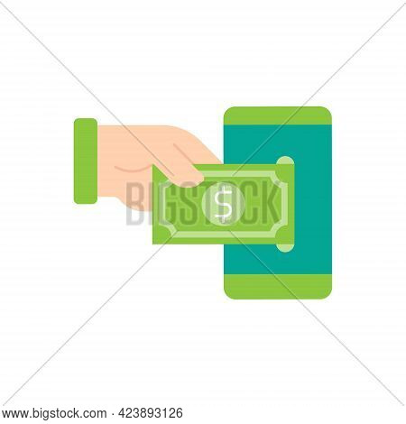 Mobile Payment icon. Digital Mobile Payment icon. Mobile Payment icon Vector. Mobile Payment vector. Mobile Payment Security and Safety icon vector design concept for Online Shopping, Finance, and Mobile Banking website, symbol, sign, App UI