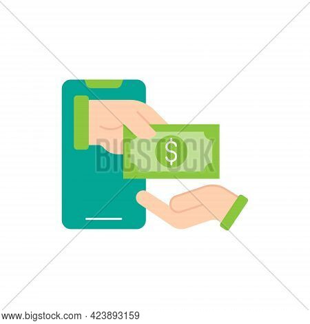 Mobile Payment icon. Digital Mobile Payment icon. Mobile Payment icon Vector. Mobile Payment vector. Mobile Payment Security and Safety icon vector design concept for Online Shopping, Finance, and Mobile Banking website, symbol, sign, App UI