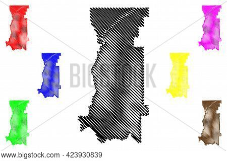 Stevens County, State Of Washington (u.s. County, United States Of America, Usa, U.s., Us) Map Vecto