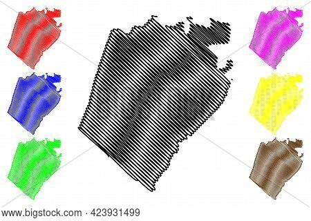 Berkeley County, State Of West Virginia (u.s. County, United States Of America, Usa, U.s., Us) Map V