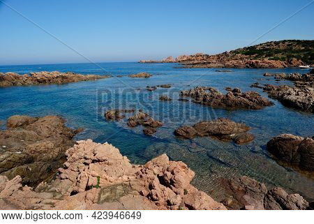 View Of Cala Calboni Beach, Near Punta Canneddi