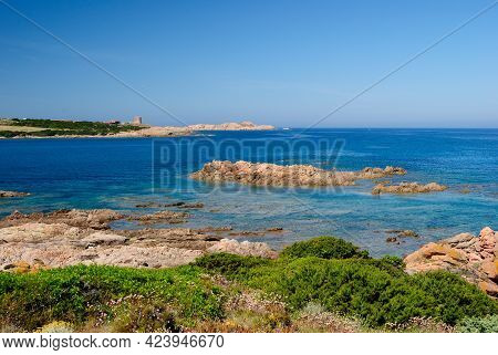 View Of Cala Calboni Beach, Near Punta Canneddi