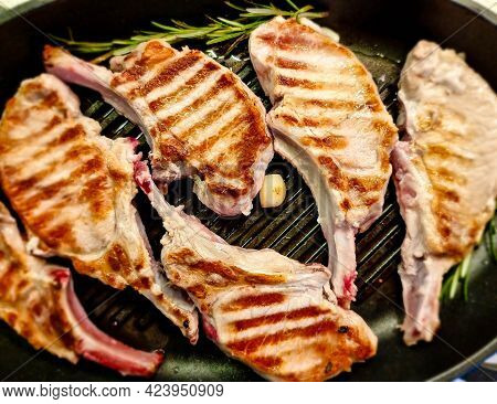 Marinated French Racks Iberico Carree For Barbecue
