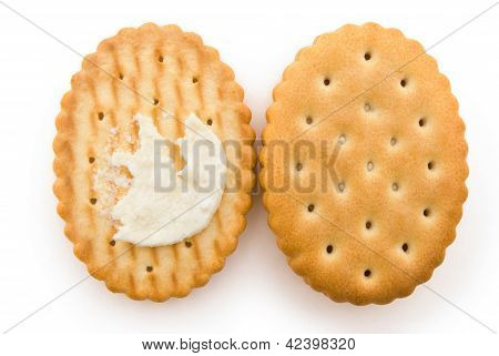 geÃ¶ffnete Sandwich Kekse