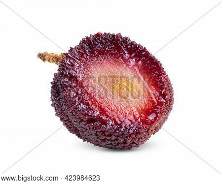 Fresh Waxberry Iisolated On Over White Background