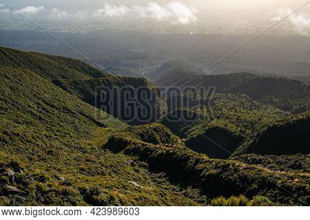 Beautiful Landscape At The Lower Slopes Of The Mt.taranaki Volcano In Egmont National Park, New Zeal