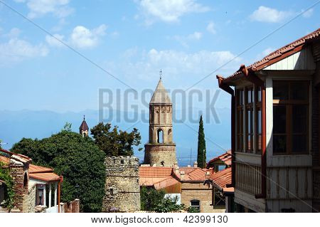 Historical Medieval City Of Signagi In Kakheti Region, Republic Of Georgia, Close To Tbilisi