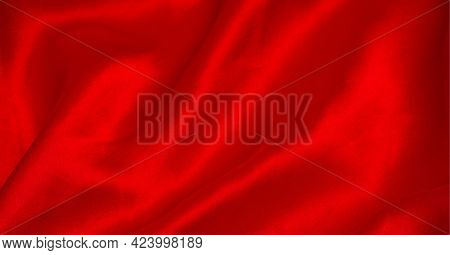 Digitally generated image of waves texture effect against red background. technology background with texture and design