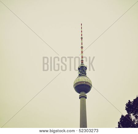 Tv Tower, Berlin Retro Look