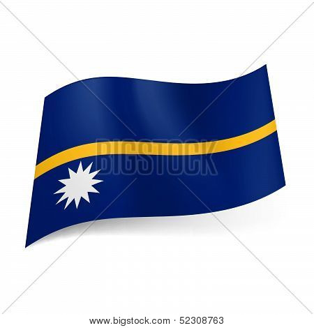 State flag of Nauru.