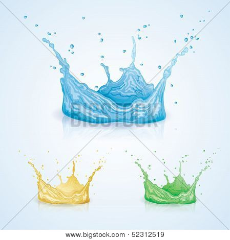 Color Water Splash