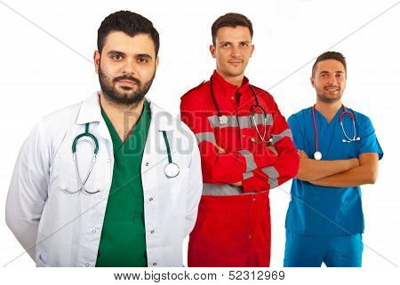 Happy Team Of Doctors