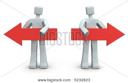 Links und rechts Richtung oder navigation