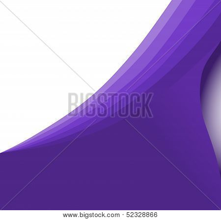 Abstract purple wave background
