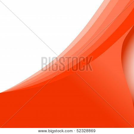 Abstract orange wave background