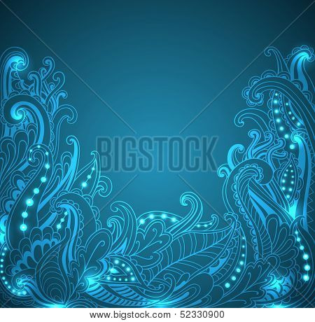 Abstract Blue Background
