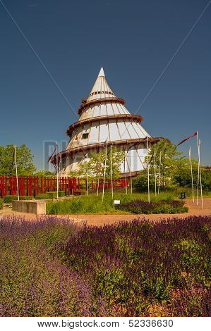 Elbauenpark Millennium Tower In Magdeburg
